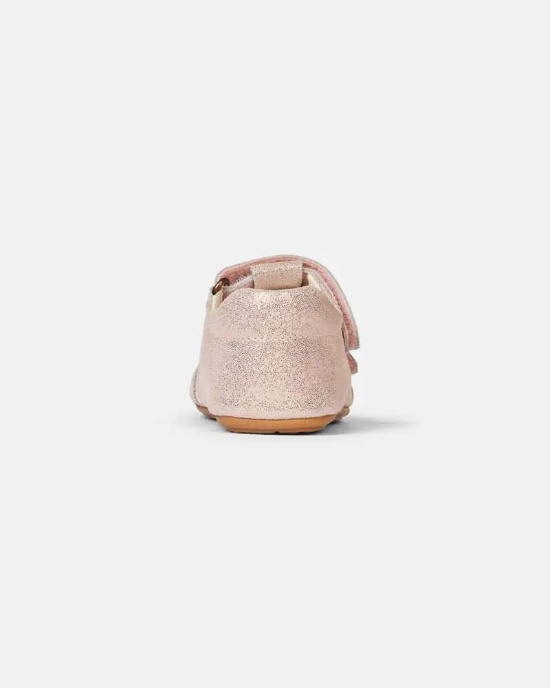 Детские босоногие домашние тапочки Bundgaard Tobias Old Rose Glitter, фото 3