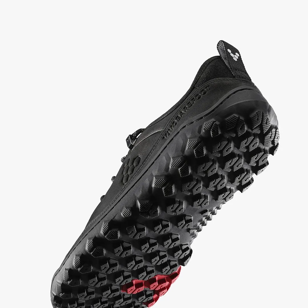 Кроссовки Vivobarefoot Tracker Leather AT Low II — женская модель, чёрный, фото 7