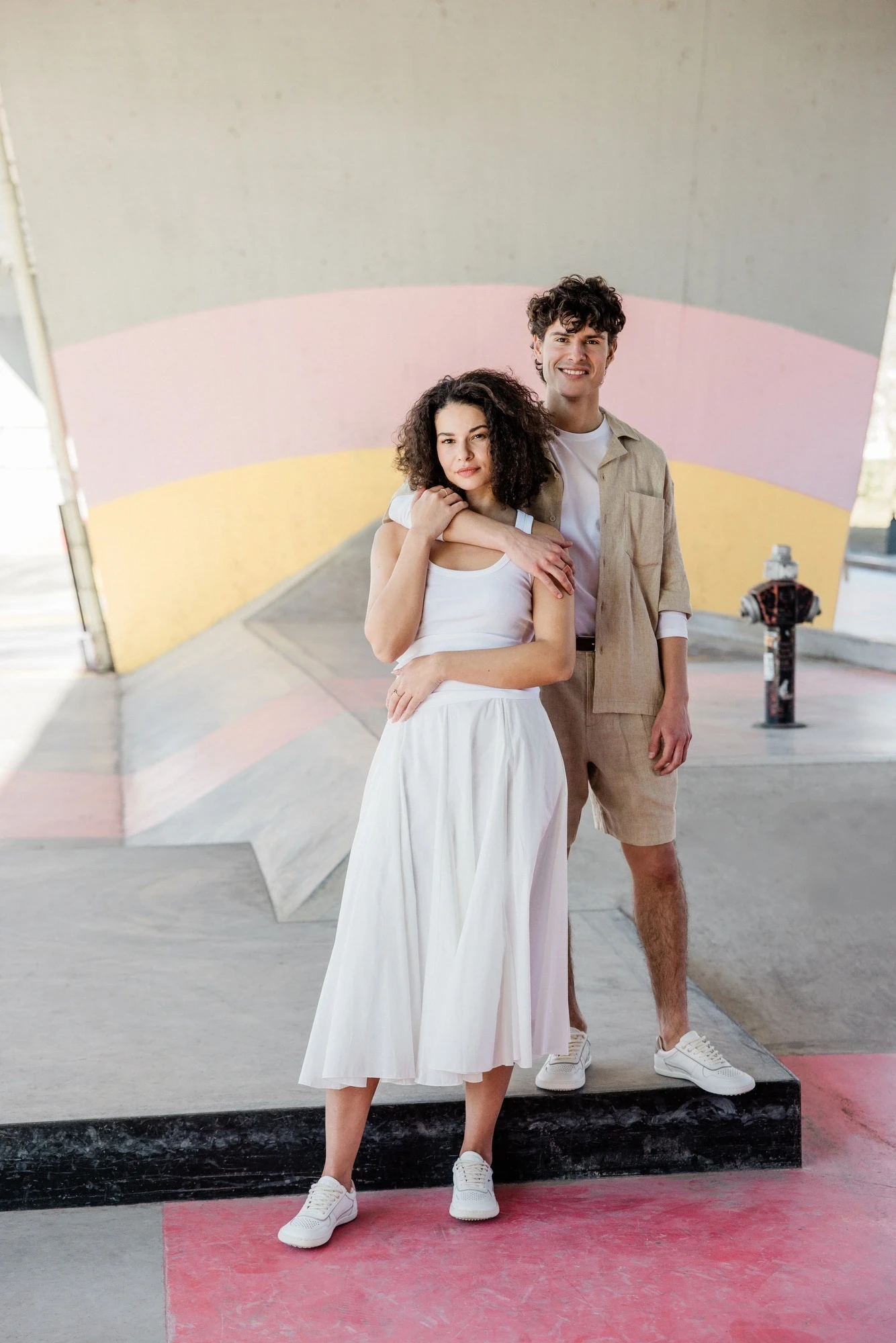 Босоногие кроссовки Shapen FLOWIN — белый и бежевый, фото 8