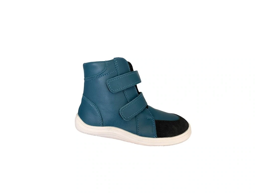 Ботинки Baby Bare Febo Winter Asfaltico — синий, зелёный (детские)