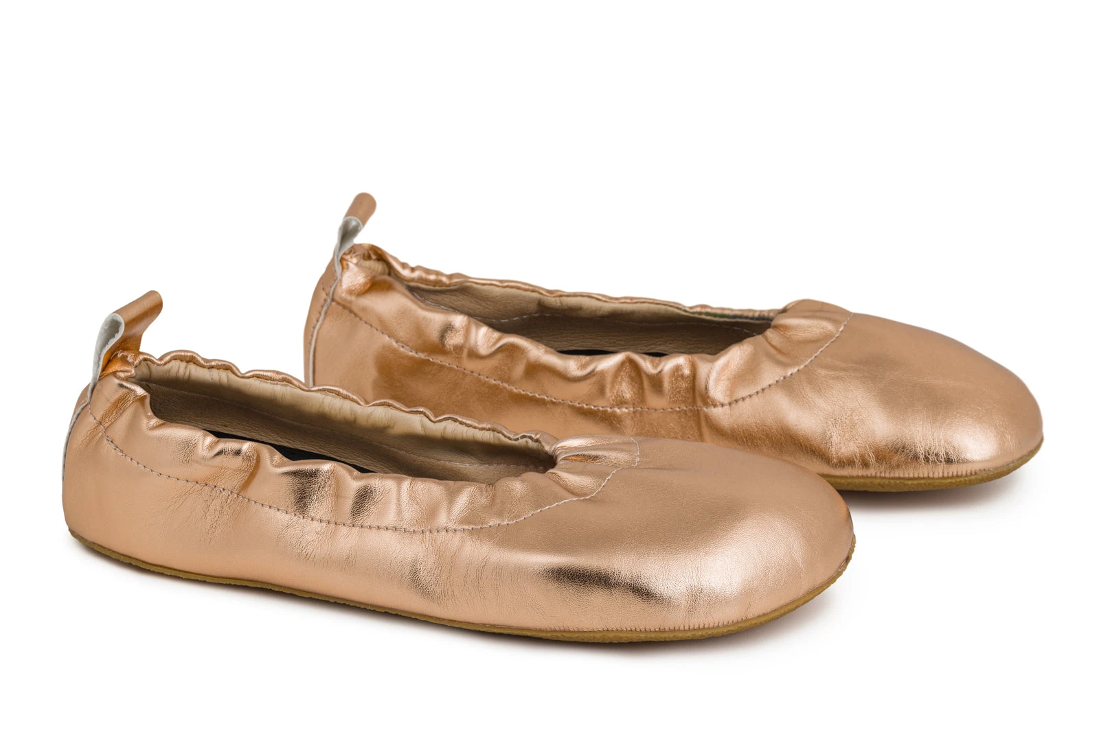 Балетки Ahinsa Chic Barefoot — розовое золото, фото 2