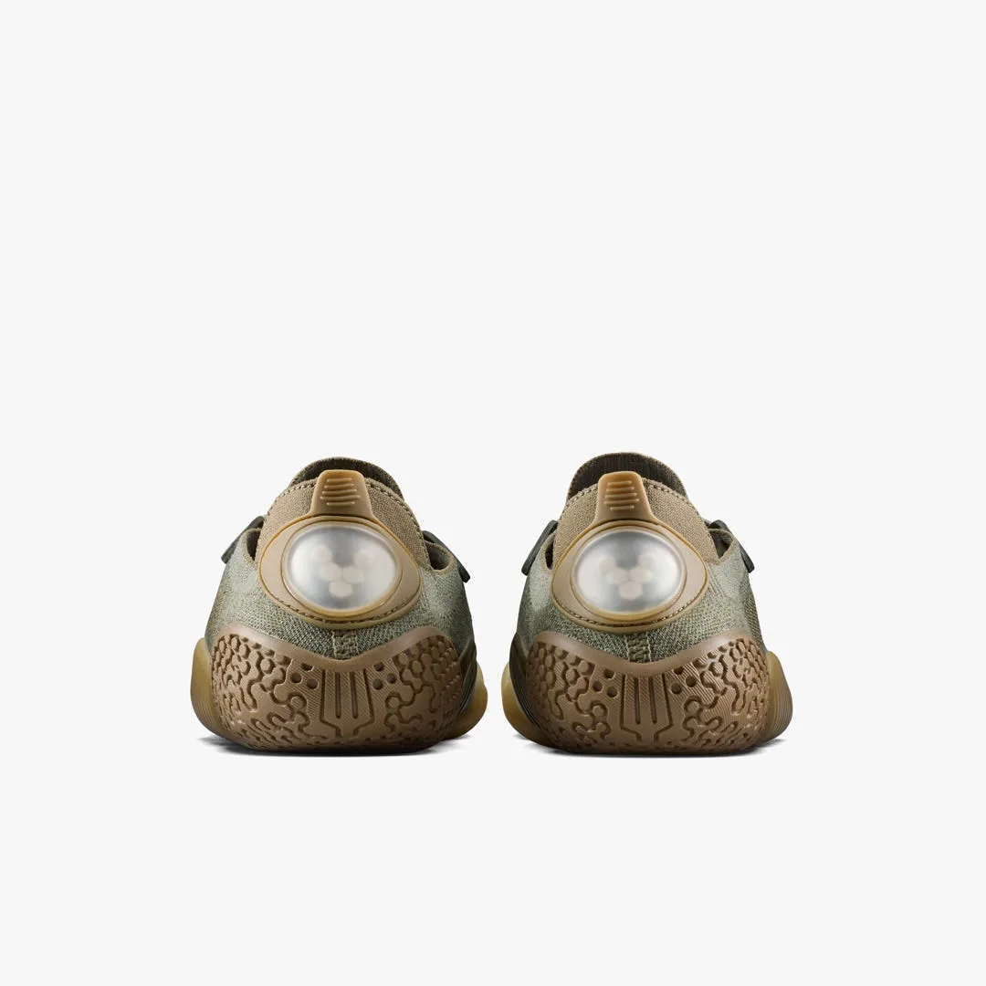 Кроссовки Vivobarefoot Motus Flex Natural — женская модель, мшисто-зелёный, фото 5