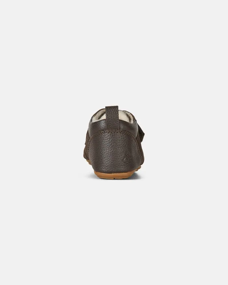 Детские босоногие домашние тапочки Bundgaard Teddy Dark Brown, фото 3