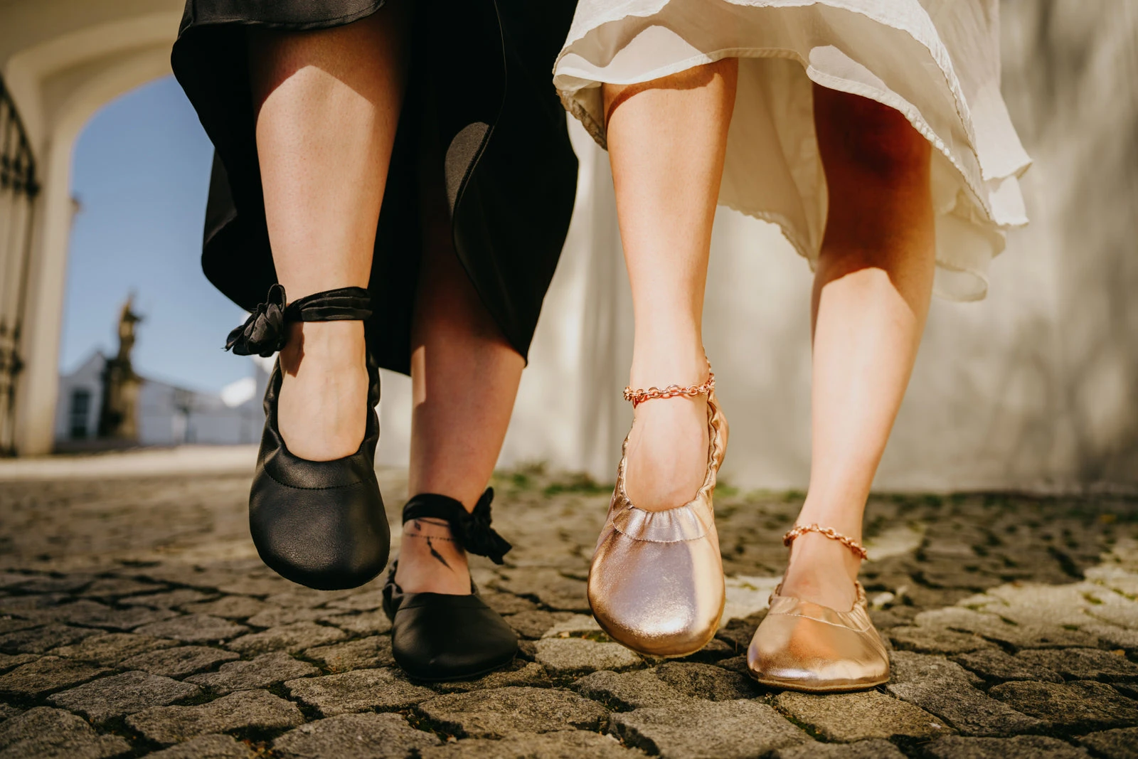 Балетки Ahinsa Chic Barefoot — розовое золото, фото 20