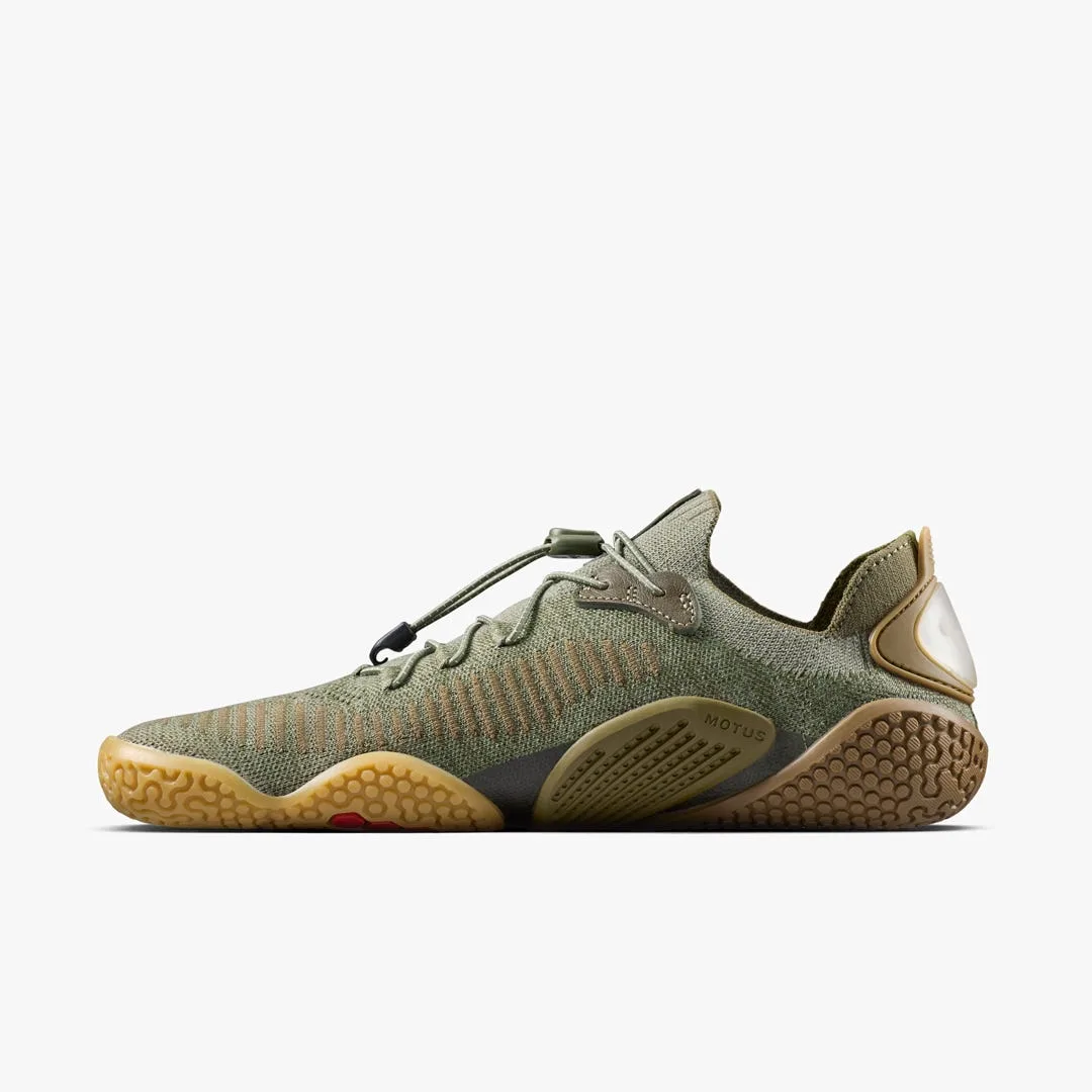 Кроссовки Vivobarefoot Motus Flex Natural — женская модель, мшисто-зелёный, фото 3