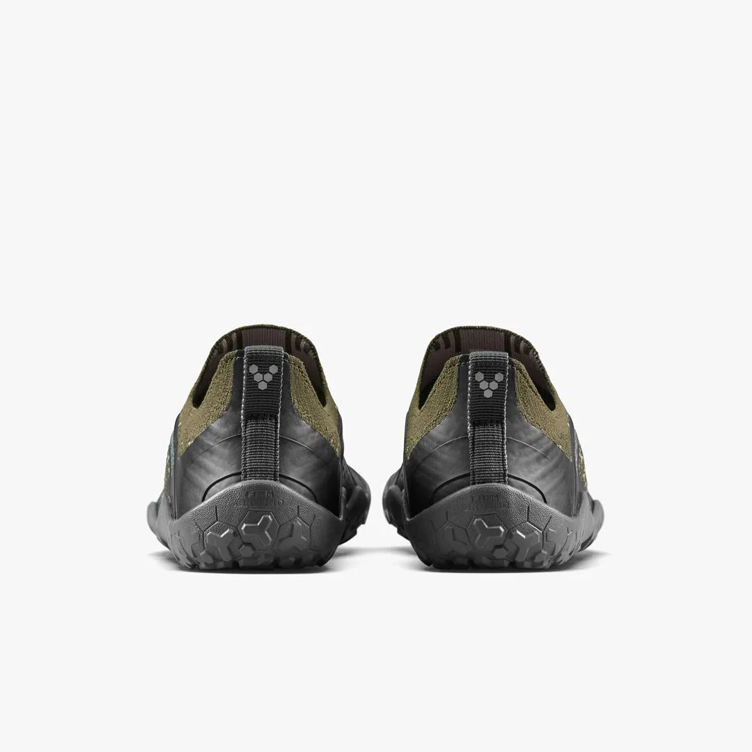 Кроссовки Vivobarefoot Primus Trail Knit FG Grounding — женская модель, тёмно-оливковый, фото 5