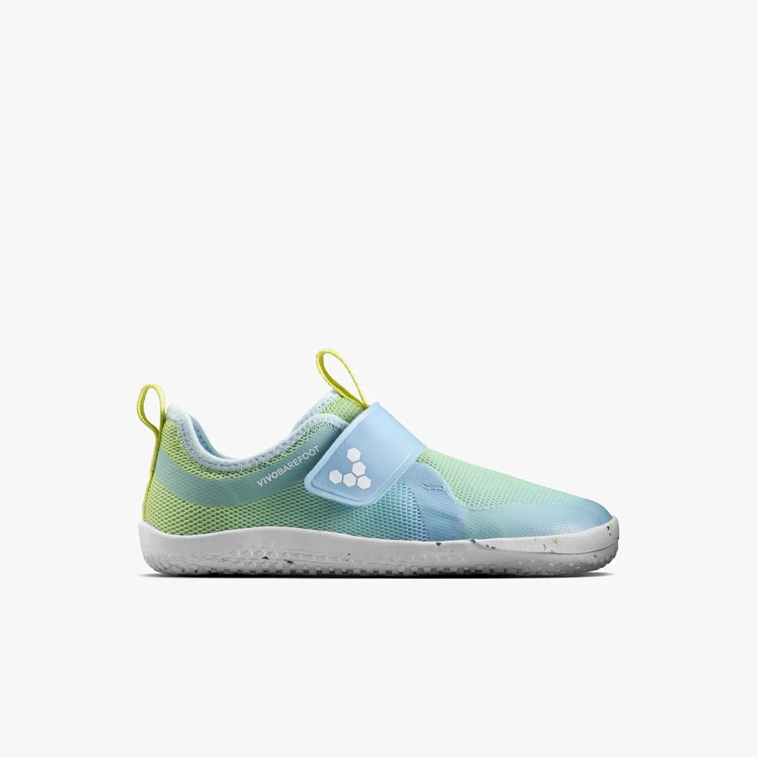 Кроссовки Vivobarefoot Primus Sport IV — детская модель, светлый голубовато-зелёный